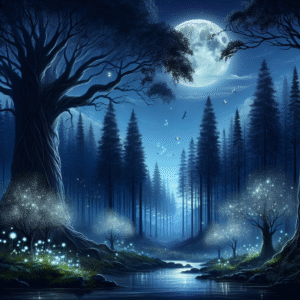 Whispers of the Moonlit Forest
