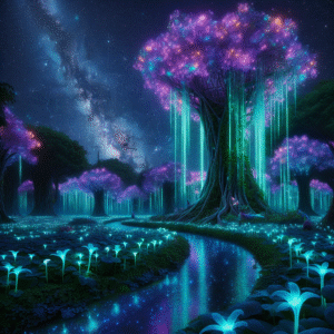Luminous Ethereal Gardens