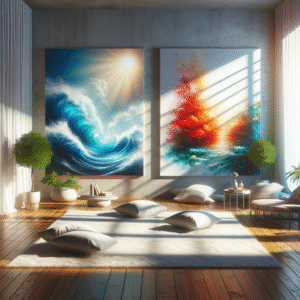 Chromatic Harmony: Mood-Reflecting Color Canvases