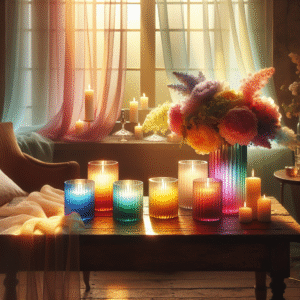 Chromatic Whispers: The Emotion Spectrum Candle Set