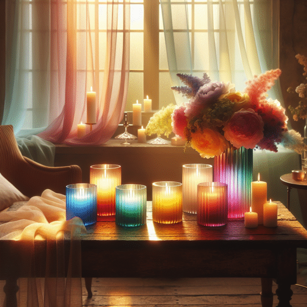 Chromatic Whispers: The Emotion Spectrum Candle Set