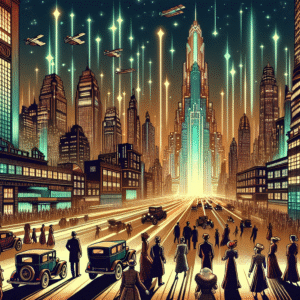 Ethereal Echoes: A Retro-Futuristic Dreamscape