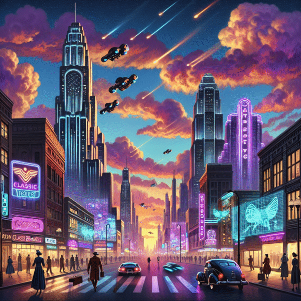 Dreamscapes of Tomorrow: A Journey Through Retro Futures