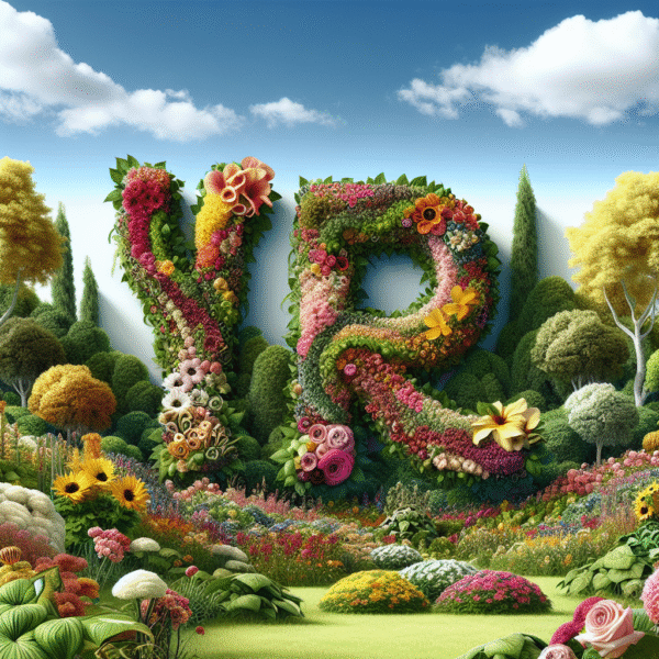 Whimsical Garden of Words