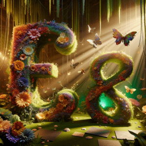 Whimsical Garden of Words