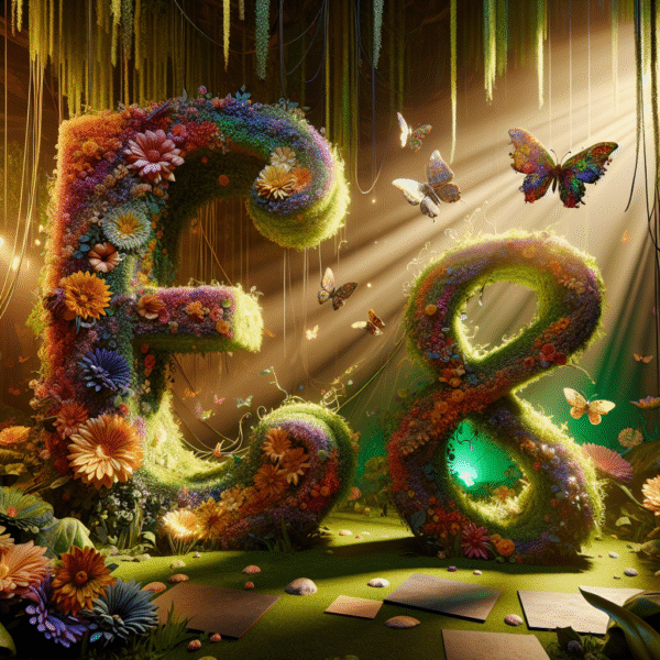 Whimsical Garden of Words