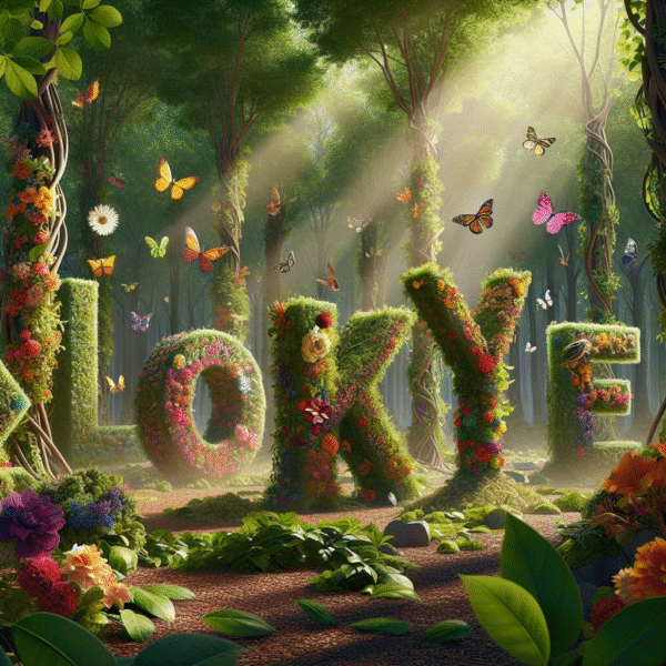 Whimsical Forest of Words