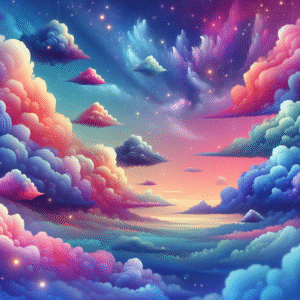 Ethereal Dreamscapes: Whimsical Word Clouds