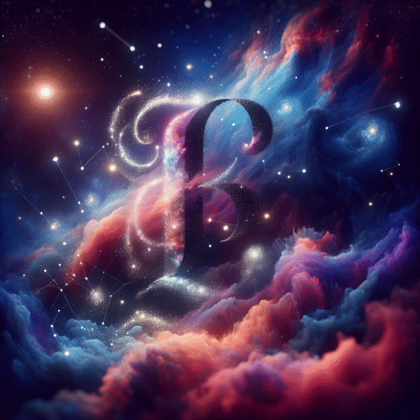 Celestial Whispers: A Cosmic Typography Experience