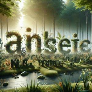 Whispers of the Wind: Nature's Typography