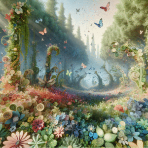 Whimsical Garden of Words