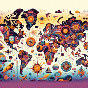 Whimsical Wanderlust: The Typography Map