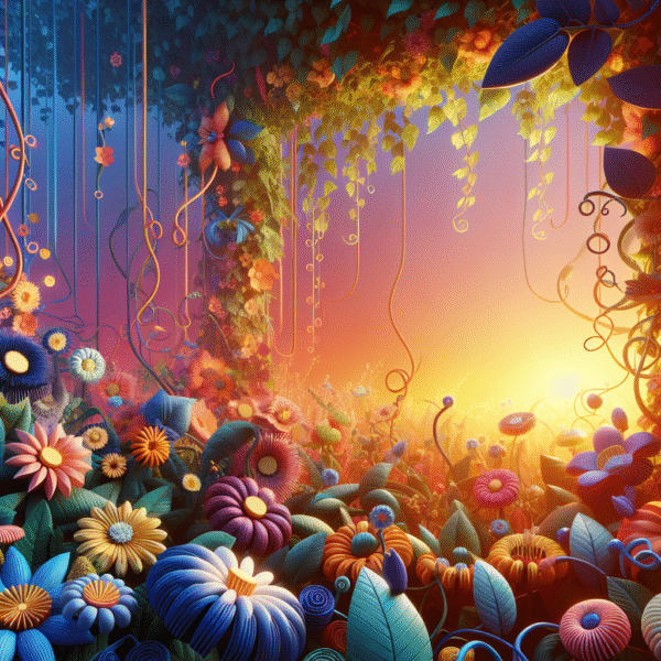 Whimsical Garden of Words