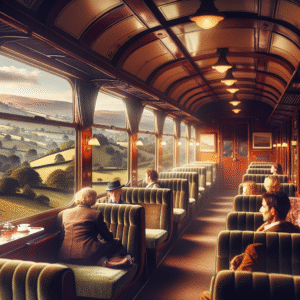 Dreamy Vintage Train Journey