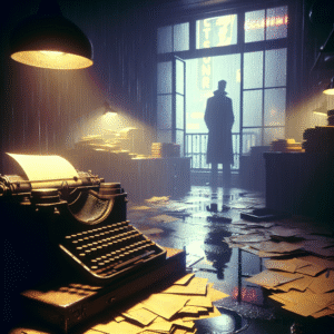 Classic Noir Detective's Office